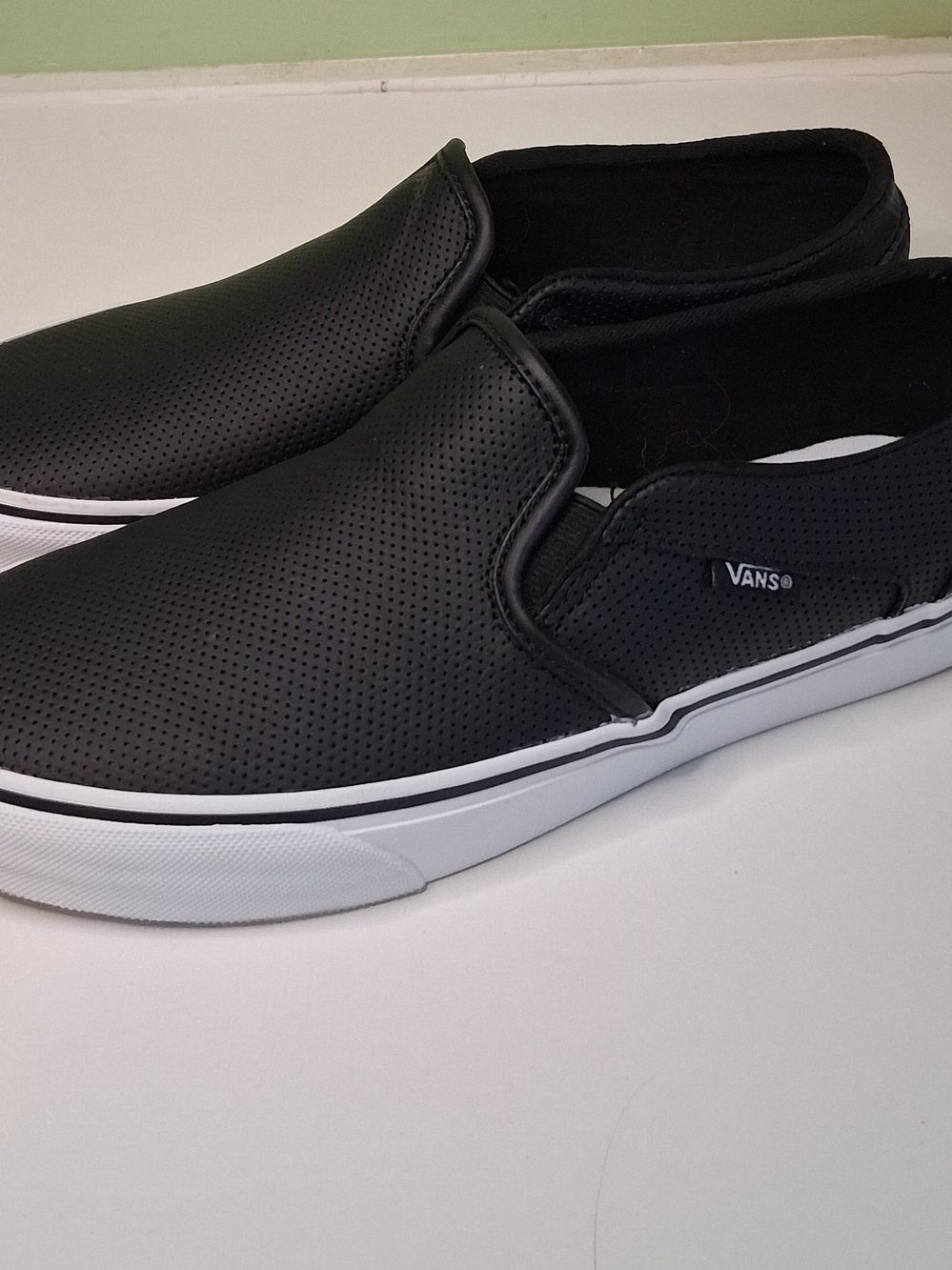 Women's Black Slip-On Vans Casual Shoes - Comfortable Everyday Wear - Picture 2 of 13